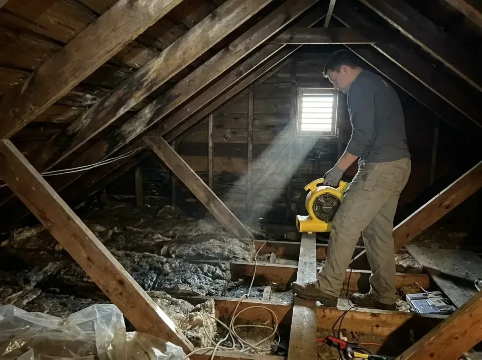 attic-water-damage-drying-proc-007 — frequently asked questions, Emergency Water Extraction & 24/7 Flood Response in La Selv…